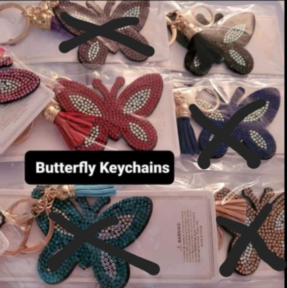 💰 Butterfly 🦋 Keychain - Picture 2 of 2